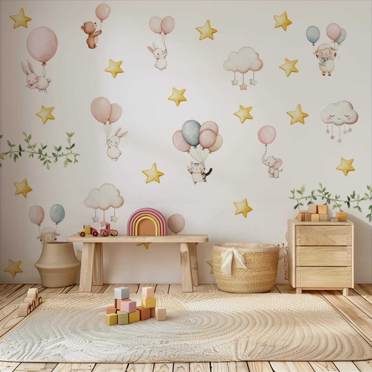 Animal Balloons Decal