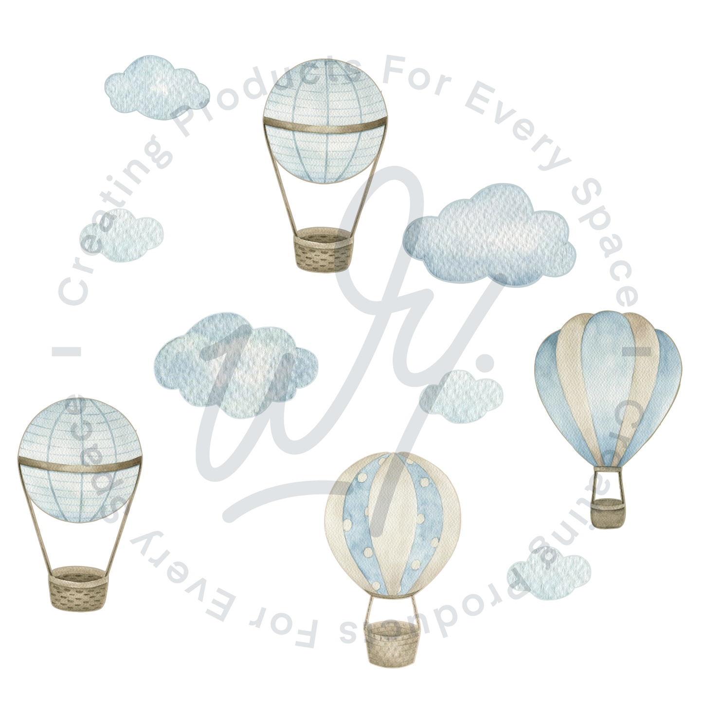 Hot Air Balloon Decal