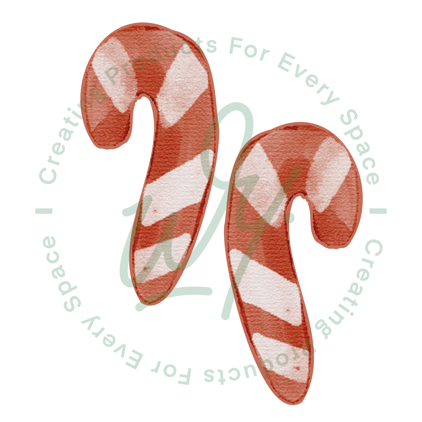 Candy Cane - Decal para Ventana