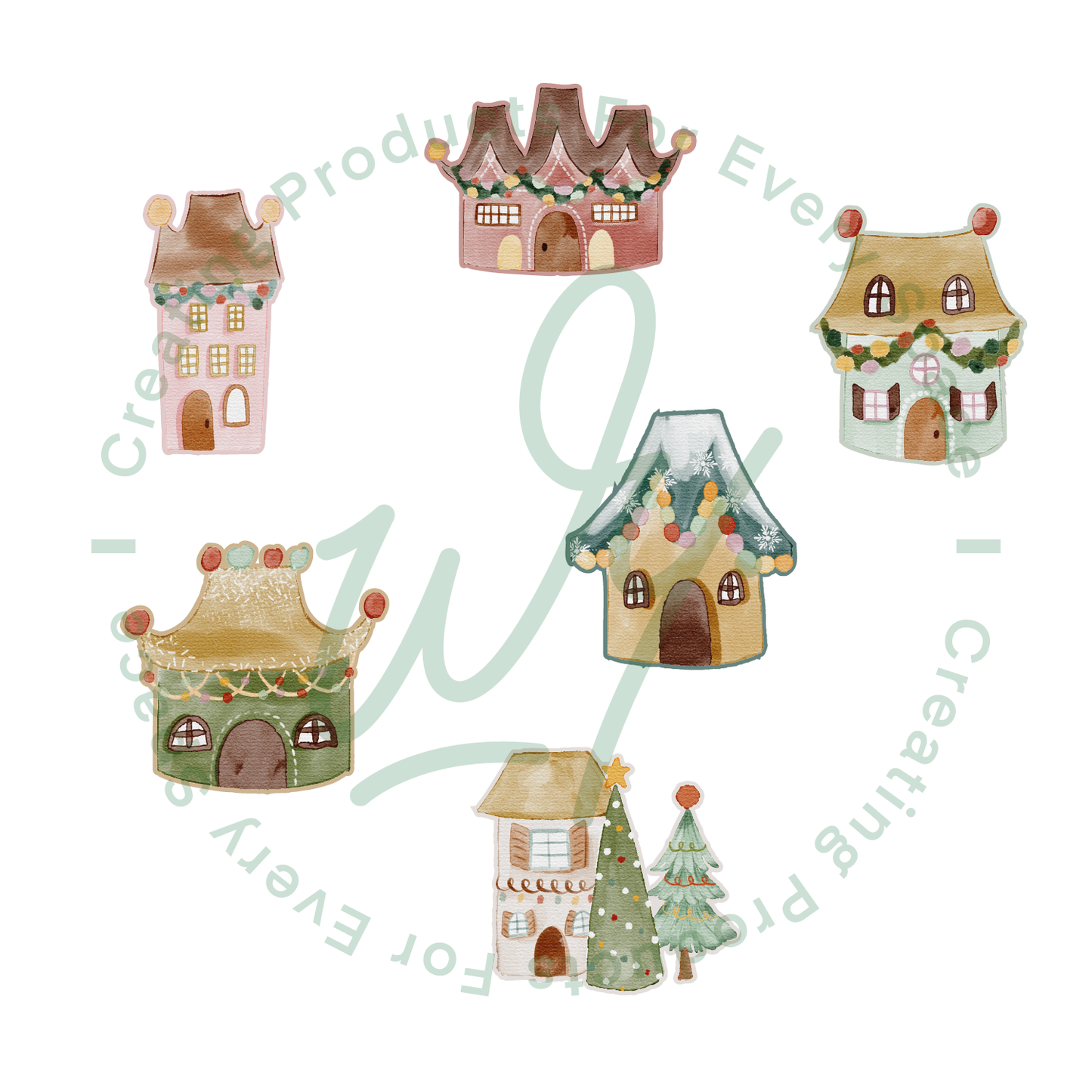 Christmas Village - Decal para Ventana