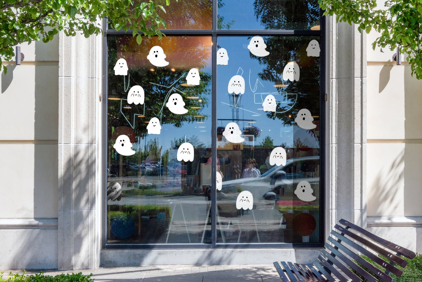 Cute Ghost - Decals para Ventana