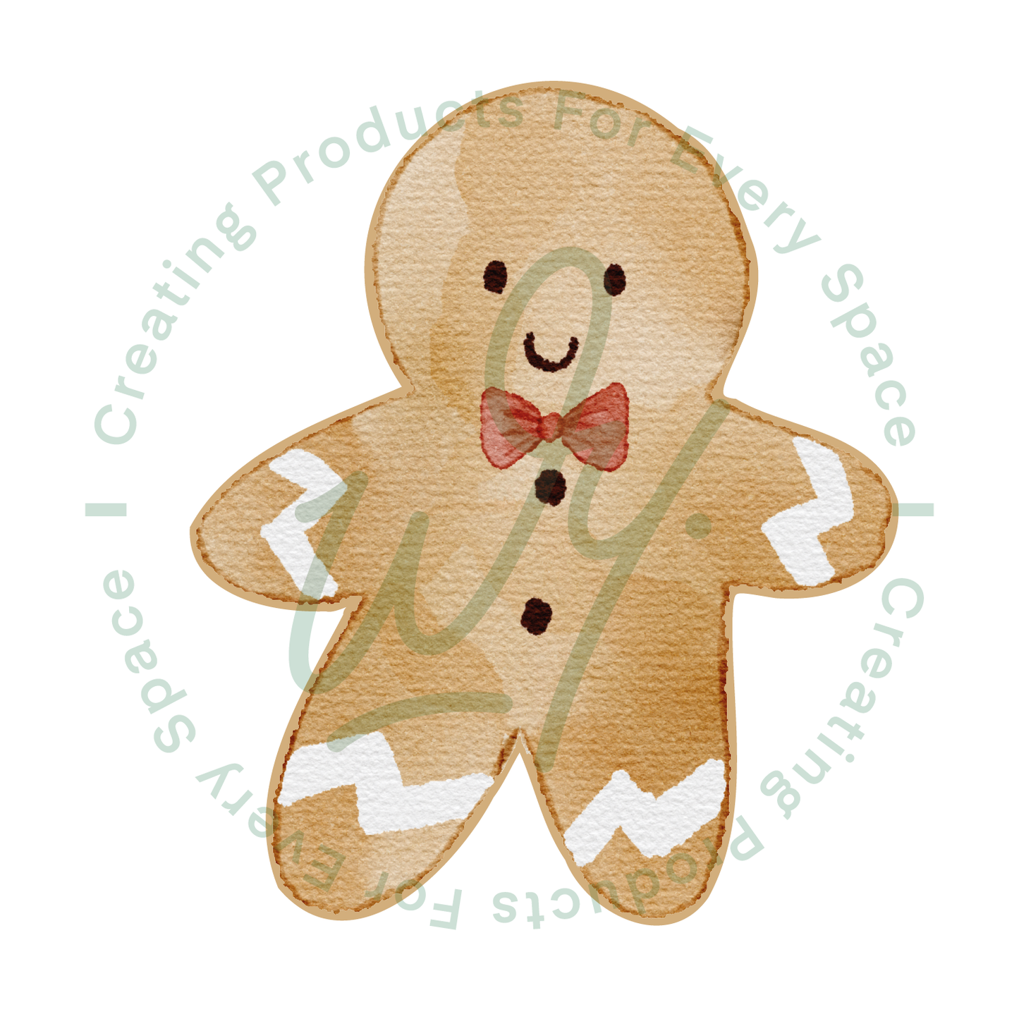 Gingerbread Cookie - Decal para Ventana