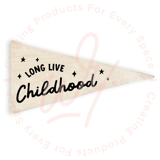 Banderin Long Live Childhood