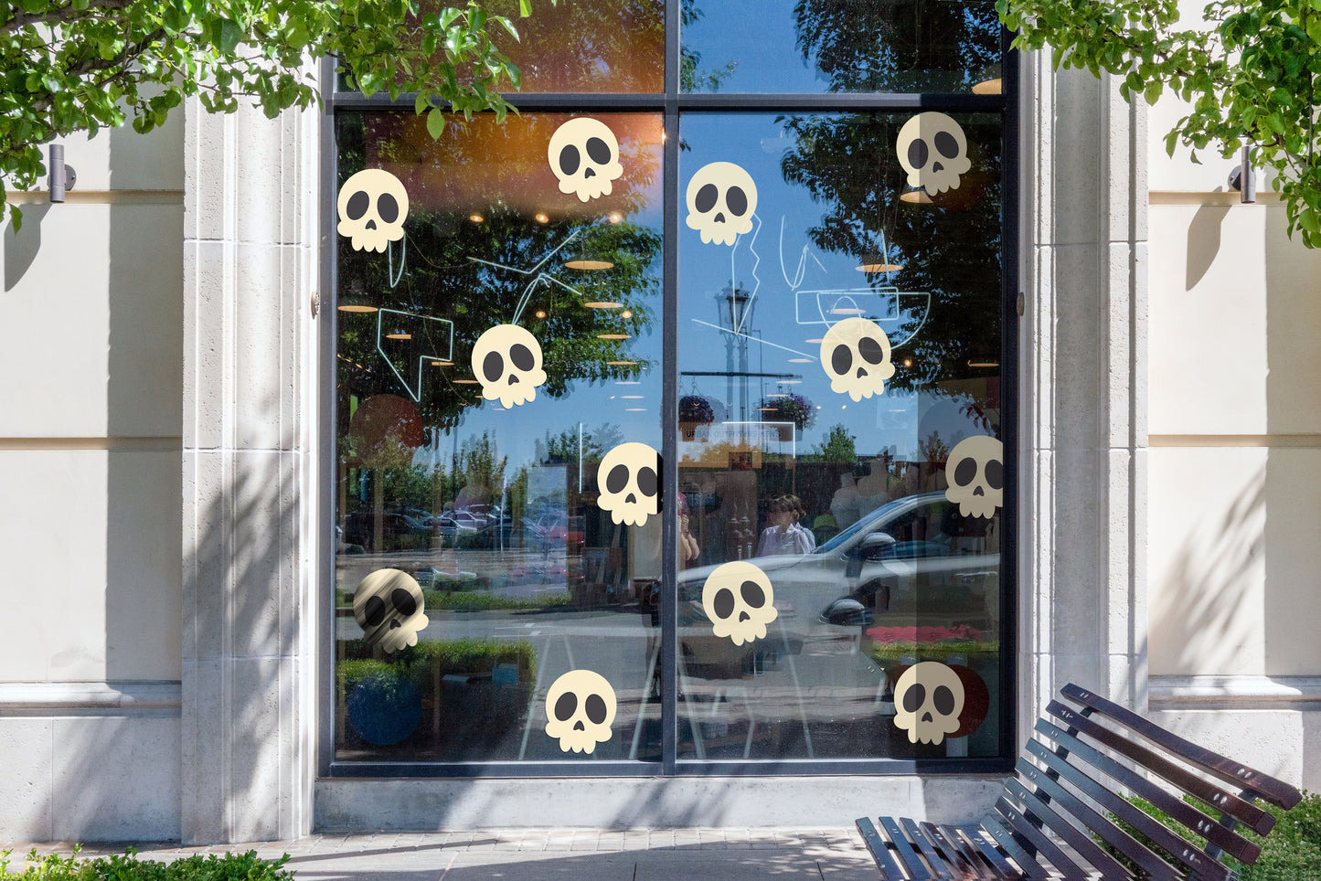 Skull - Decal para Ventana