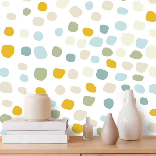 Irregular Dots Sunflower Decals